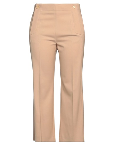 CHLOÉ Casual pants Sand 95% Virgin Wool, 5% Elastane