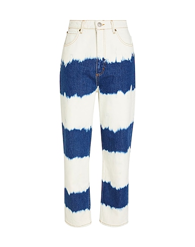 SANDRO Denim pants Blue 100% Cotton