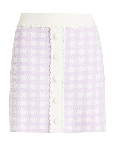 MAJE Mini skirt Lilac 72% Viscose, 28% Polyester