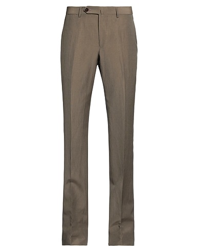 ISAIA Pantalone Khaki 52% Lana, 48% Lino