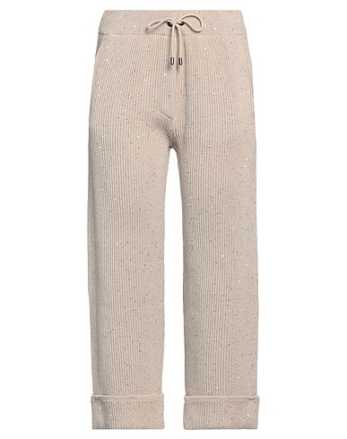 BRUNELLO CUCINELLI Casual pants Beige 96% Cotton, 4% Polyester