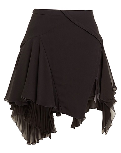VERSACE Mini skirt Black 100% Silk