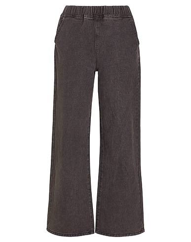 8 by YOOX Denim trousers ORGANIC COTTON DENIM PULL-ON JEAN
 Black 100% Organic cotton