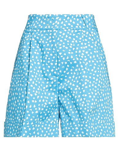 PIAZZA SEMPIONE Shorts & Bermuda Azure 97% Cotton, 3% Elastane