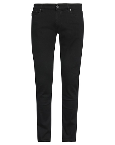 PT Torino Denim trousers Black 68% Cotton, 15% Modal, 15% Polyester, 2% Elastane