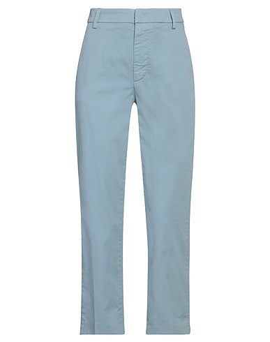 DONDUP Casual trouser Sky blue 96% Cotton, 4% Elastane