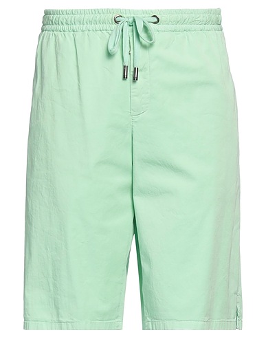 DOLCE&GABBANA Shorts & Bermuda Light green 97% Cotton, 3% Elastane