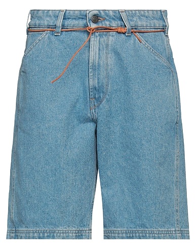 HOME CORE Denim shorts Blue 100% Cotton