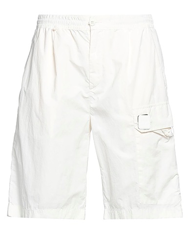 C.P. COMPANY Shorts & Bermuda Bianco 100% Poliammide