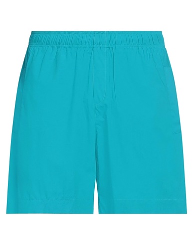 AMARANTO Shorts & Bermuda Deep teal 100% Cotton