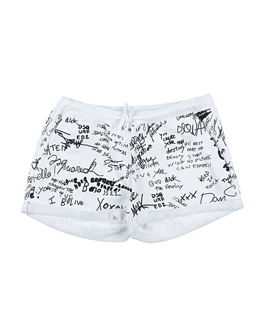 DSQUARED2 Pantalone felpa BIANCO 100% Cotone