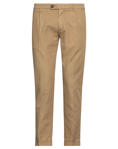 RE_HASH Casual trouser Camel 69% Cotton, 29% Linen, 2% Elastane