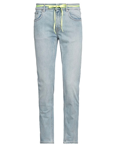 DEPARTMENT 5 Denim pants Blue 99% Cotton, 1% Elastane