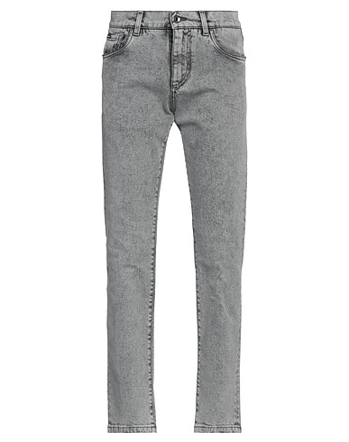 DOLCE&GABBANA Pantalon en jean Gris 98% Coton, 2% Élasthanne