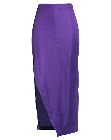 MALLONI Gonna lunga Viola 50% Viscosa, 50% Rayon