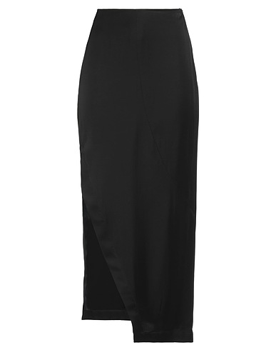MALLONI Long skirt Black 50% Viscose, 50% Rayon