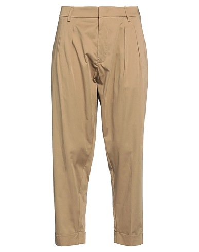 DONDUP Casual trouser Khaki 94% Cotton, 5% Silk, 1% Elastane