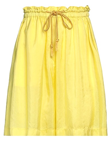 FORTE_FORTE Shorts & Bermuda Giallo 100% Seta