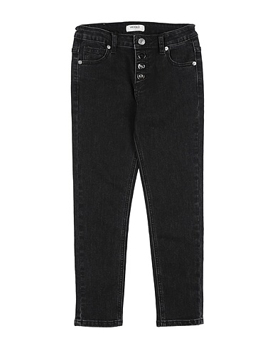 VICOLO Denim trousers Black 98% Cotton, 2% Elastane
