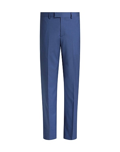 SANDRO Casual pants Slate blue 100% Virgin Wool