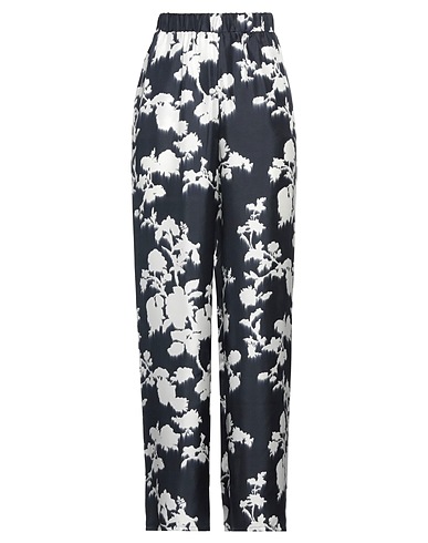 MAX MARA Pantalone LEISURE Blu notte 100% Seta