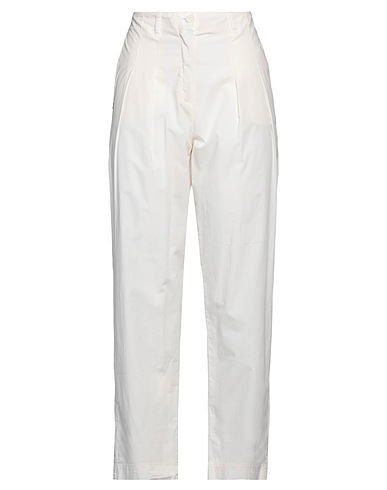 MANILA GRACE Pantalón Hueso 100% Algodón