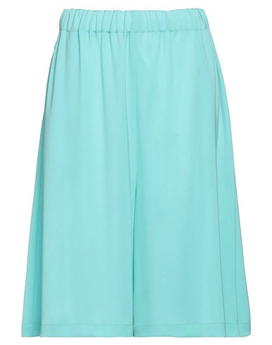 SEMICOUTURE Casual trouser Turquoise 59% Triacetate, 41% Polyester