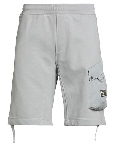 BLAUER. Shorts & Bermuda B.TACTICAL Light grey 88% Cotton, 12% Polyester