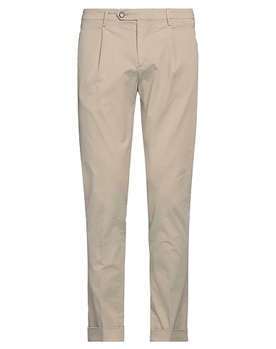 BETWOIN Casual trouser Beige 97% Cotton, 3% Elastane