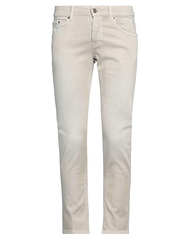 DONDUP Denim trousers Light grey 92% Cotton, 6% Elastomultiester, 2% Elastane