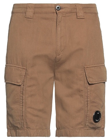 C.P. COMPANY Shorts & Bermuda Khaki 51% Cotone, 49% Lino
