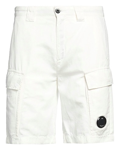 C.P. COMPANY Shorts & Bermuda White 51% Cotton, 49% Linen