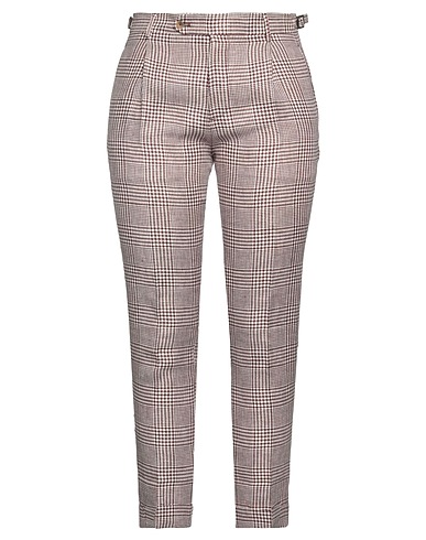 BERWICH Casual trouser Chocolate brown 100% Linen