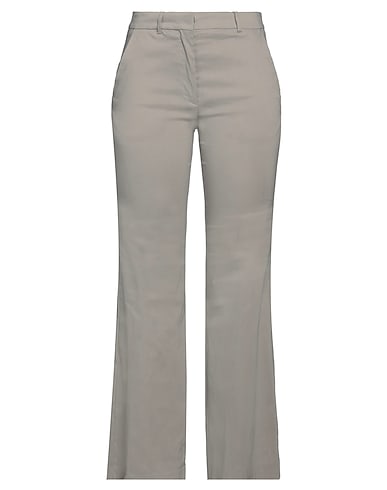 MALLONI Casual trouser Grey 40% Linen, 31% Cotton, 24% Polyamide, 5% Elastane