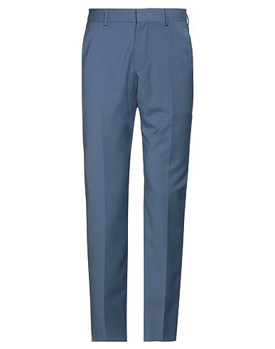 TIGER OF SWEDEN Casual pants Slate blue 54% Polyester, 44% Wool, 2% Elastane