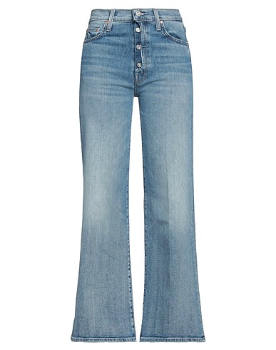 MOTHER Denim trousers Blue 98% Cotton, 2% Elastane