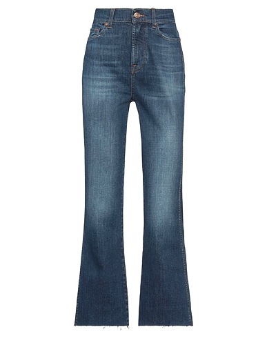 7 FOR ALL MANKIND 부츠컷 블루 97% 코튼, 3% 엘라스테인