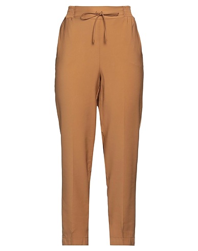 NENETTE Pantalone Cammello 89% Rayon, 11% Poliestere, Acetato, Viscosa