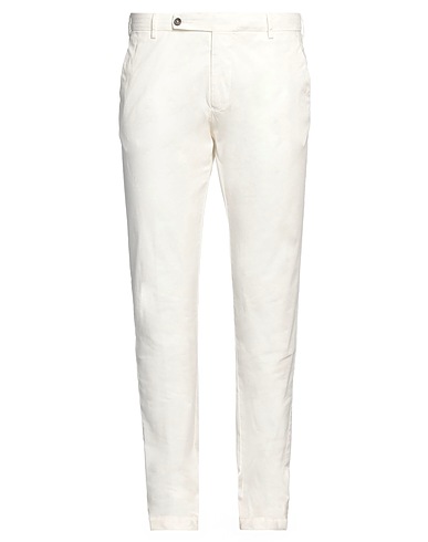 BERWICH Casual pants White 98% Cotton, 2% Elastane