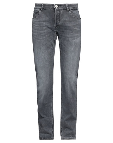 PMDS PREMIUM MOOD DENIM SUPERIOR Denim trousers Black 98% Cotton, 2% Elastane