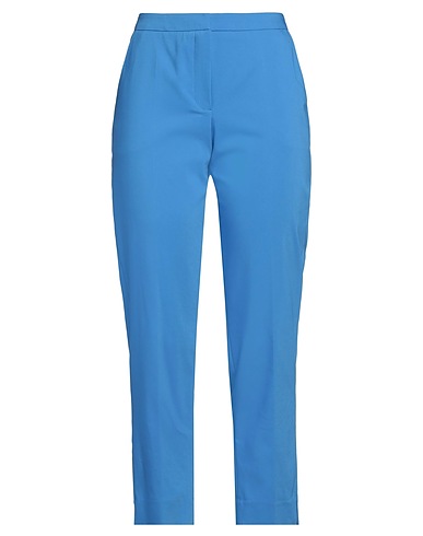 CAMICETTASNOB Casual pants Azure 62% Cotton, 33% Polyester, 5% Elastane
