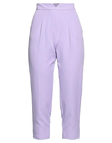 TWENTY EASY by KAOS Casual trouser Lilac 88% Polyester, 12% Elastane