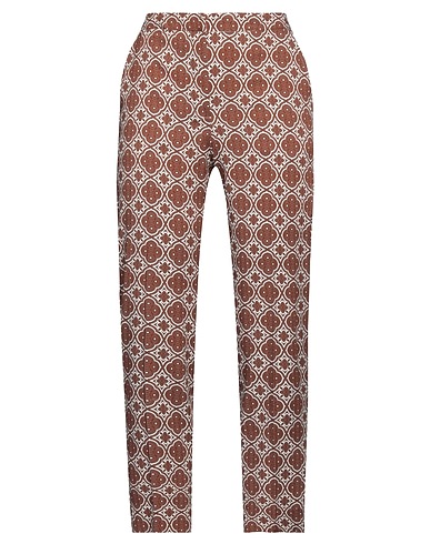 CAMICETTASNOB Casual trouser Brown 97% Viscose, 3% Elastane