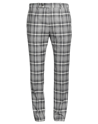 BERWICH Casual pants Grey 50% Virgin Wool, 47% Cotton, 2% Nylon, 1% Elastane