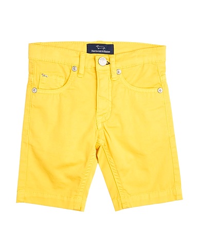 HARMONT & BLAINE Shorts & Bermuda Yellow 98% Cotton, 2% Elastane