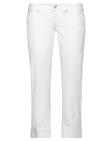 JACOB COHЁN Casual trouser White 96% Cotton, 4% Elastane