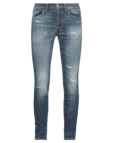 PMDS PREMIUM MOOD DENIM SUPERIOR Denim trousers Blue 99% Cotton, 1% Elastane