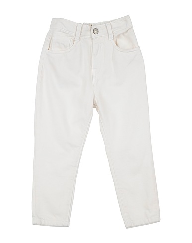 ROŸ ROGER'S Casual trouser Off white 100% Cotton
