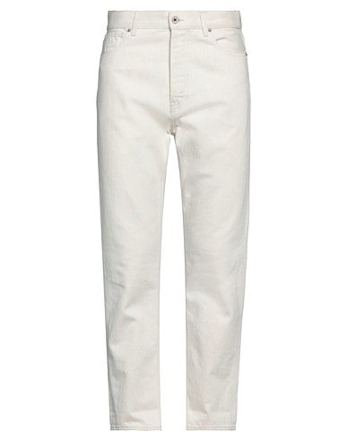 PENCE Denim trousers Off white 100% Cotton
