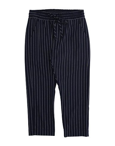 MANUEL RITZ Casual trouser Midnight blue 65% Viscose, 30% Polyamide, 5% Elastane